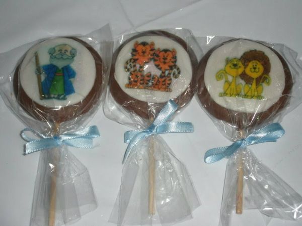 pirulito de chocolate
